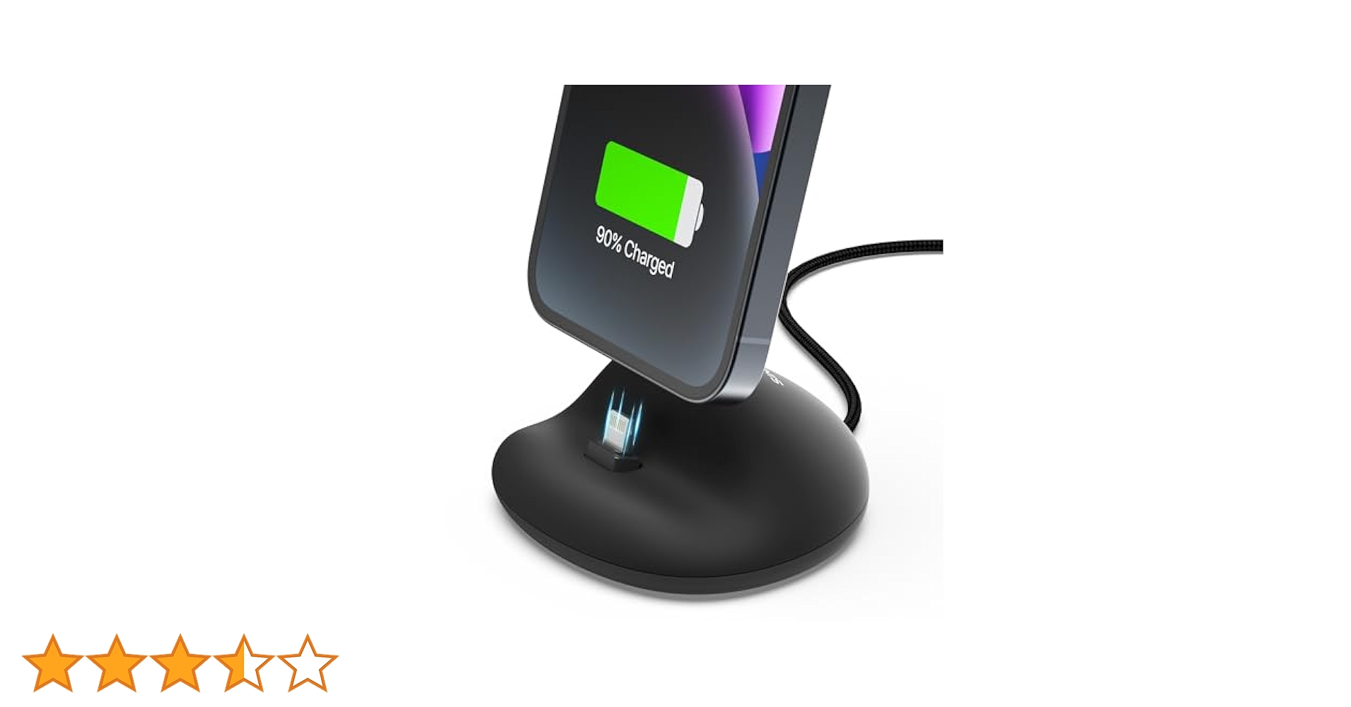 Amazon | Sinjimoru スマホスタンド iPhone用ケーブル付きの充電